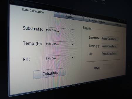 Mushroom grow software action shot